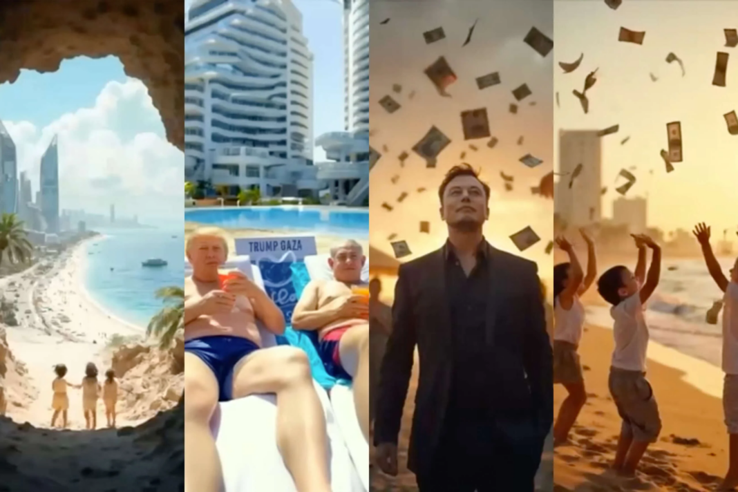 Trump publica video de IA con su visión para Gaza